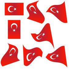 Flag Collection Of Turkey Stock Photos