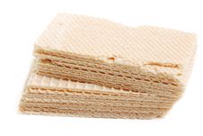Pile Dry Waffleses Royalty Free Stock Images Pile Dry Waffleses Royalty Free Stock Images