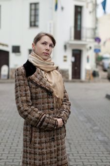 Woman In The City Royalty Free Stock Photos Woman In The City Royalty Free Stock Photos