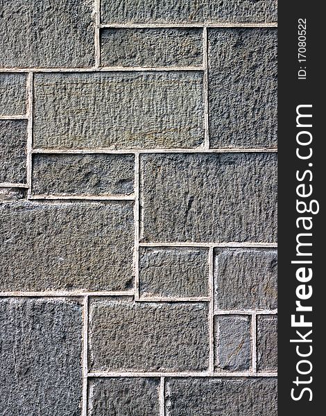 Old Wall of Uneven Stone Blocks - Background/Texture