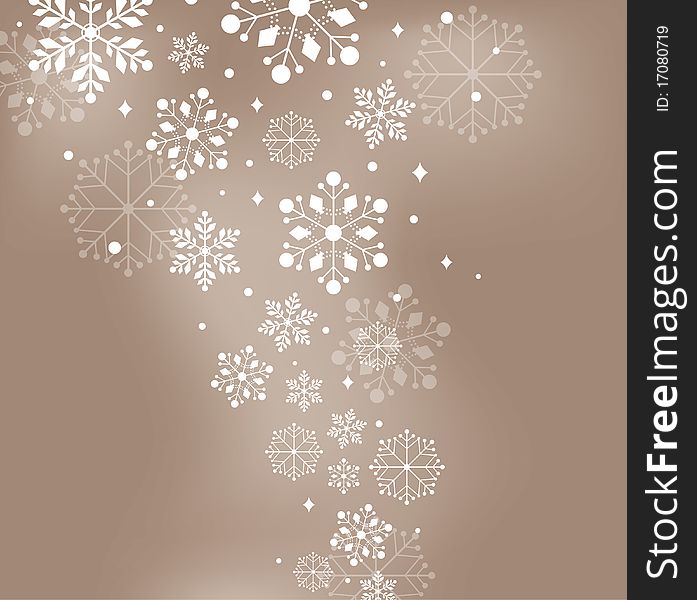Vector illustration of snow background. Vector illustration of snow background