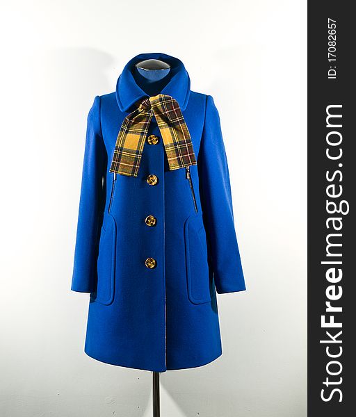 Blue Autumn Female  Coat