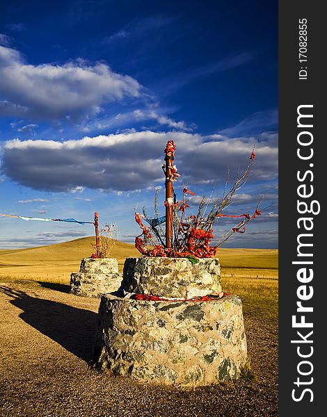 Grassland scenery, inner mongolia, china.