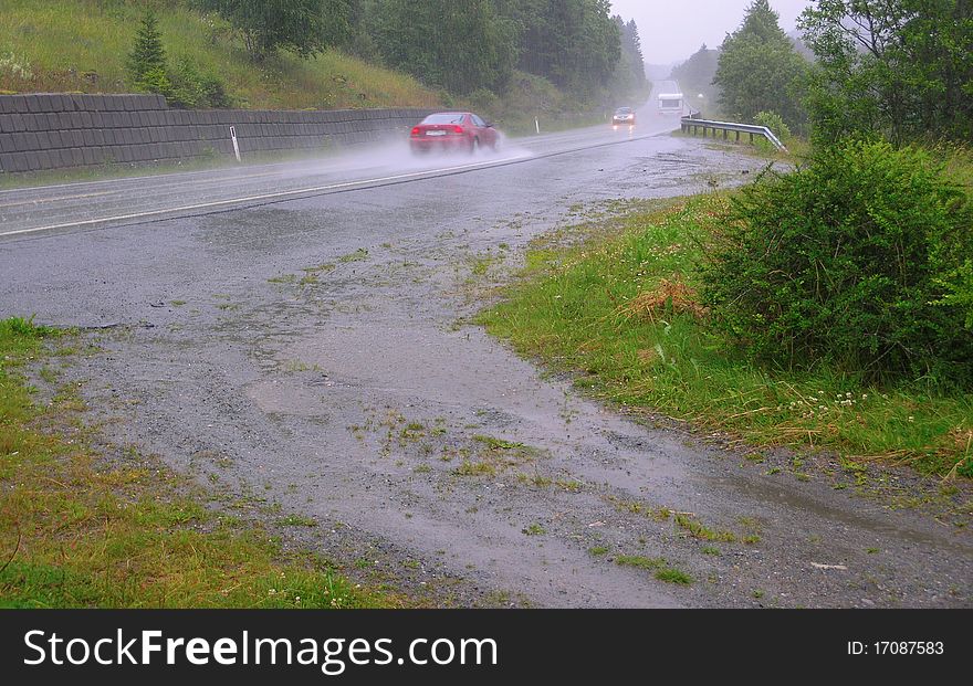 The Countryside of Norway on a Summer Day. The Countryside of Norway on a Summer Day