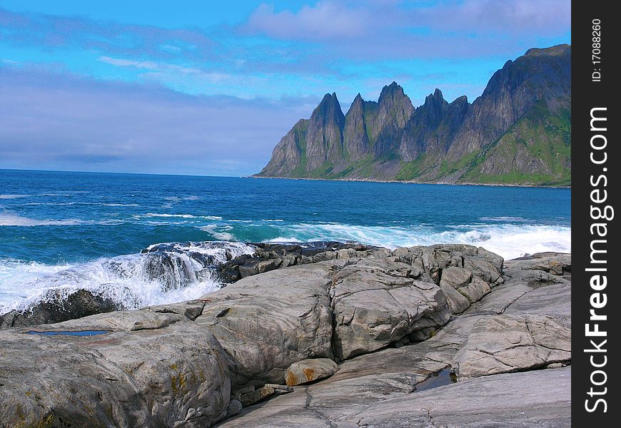 The Countryside of Norway on a Summer Day. The Countryside of Norway on a Summer Day