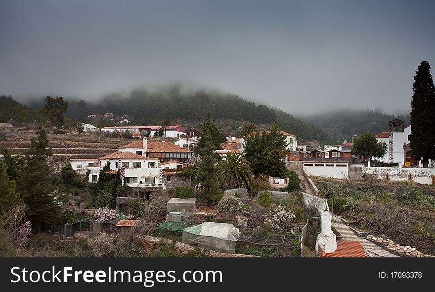 Small village in Tenerife mountains