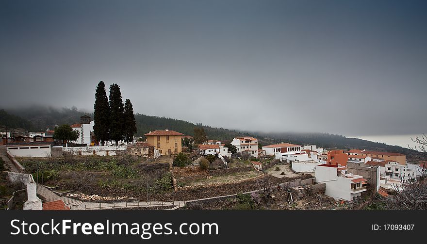 Small village in Tenerife mountains. Small village in Tenerife mountains