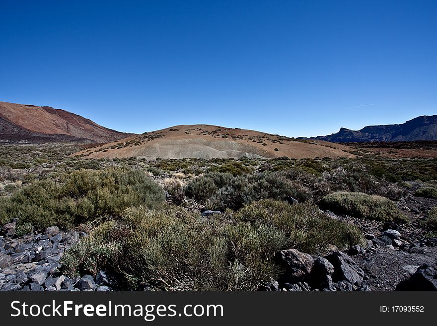 Scenic view over part of Tenerife. Scenic view over part of Tenerife