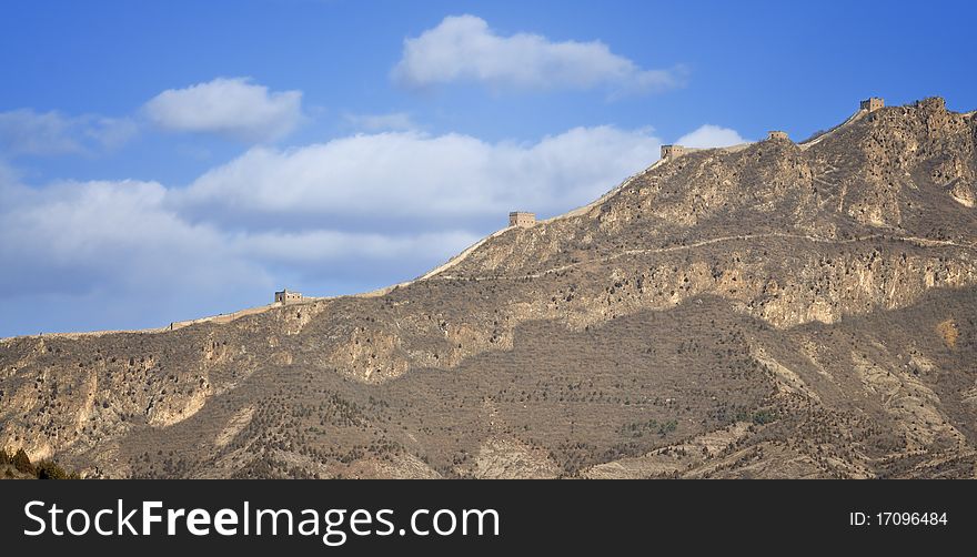 The Great Wall was built in 200 BC, it through northern China and the total length is about 3,000 miles. The Great Wall was built in 200 BC, it through northern China and the total length is about 3,000 miles