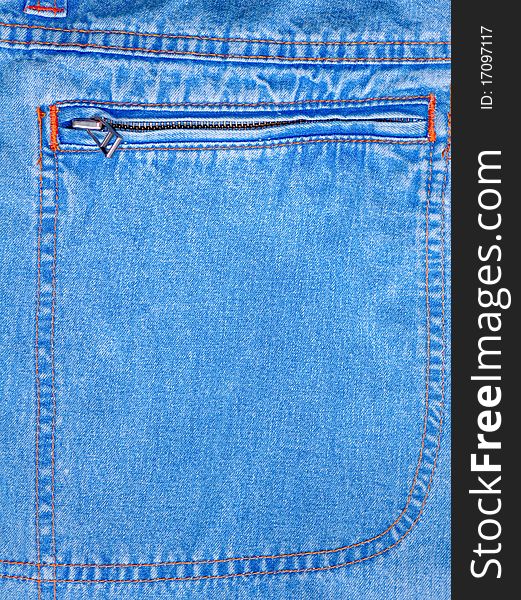 The Pocket On Jeans.