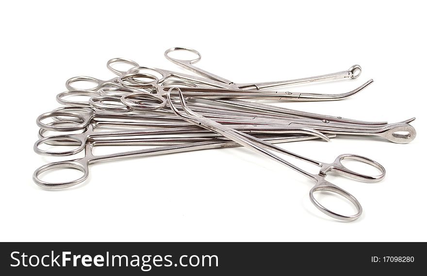 Surgical instrument on a white background