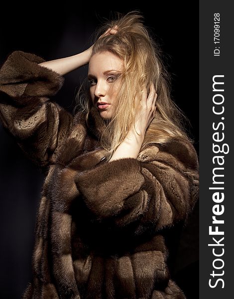 Woman In Fur Jacket