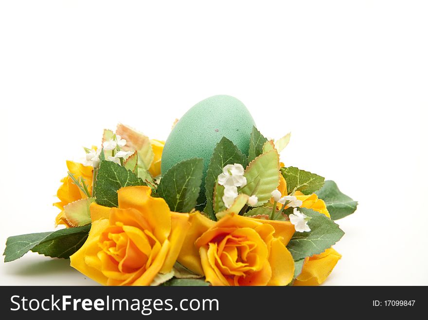 Easter Egg With Flower