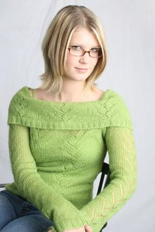 Woman Sitting In Chair Royalty Free Stock Photos Woman Sitting In Chair Royalty Free Stock Photos