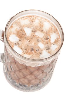Hot Cocoa With Marshmallows Stock Photo