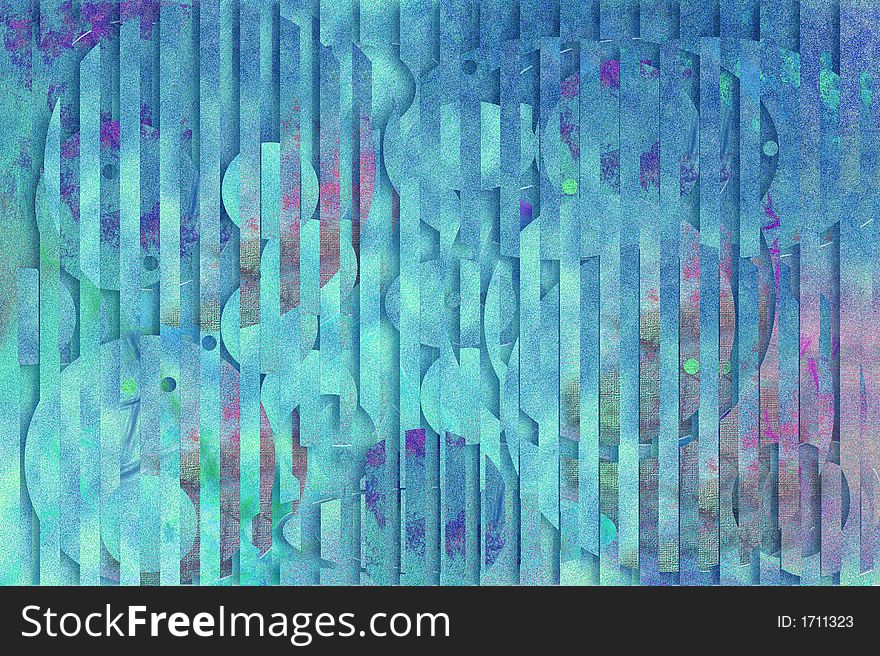 Mostly aqua hued abstract background