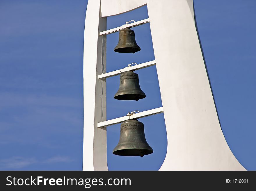 Steeple with bells