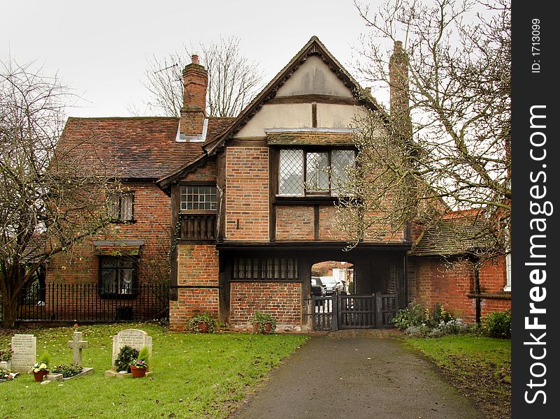 Timber Framed Cottage and Lychgate to Churchyard