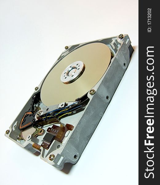 Hard disk from a Personal Computer. Hard disk from a Personal Computer