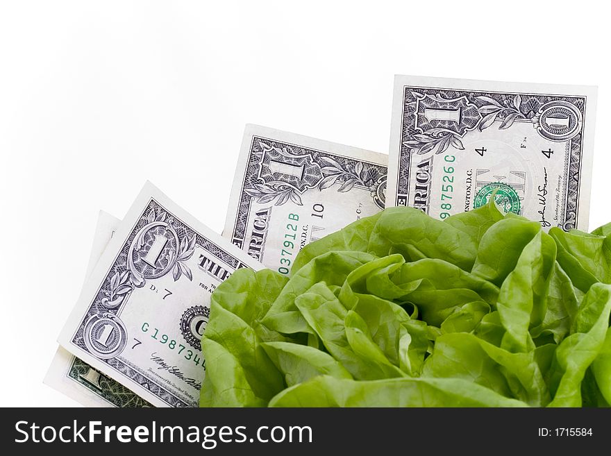 Dollars in lettuce