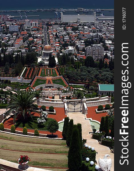 Bahai temple & gardens, Haifa, Israel