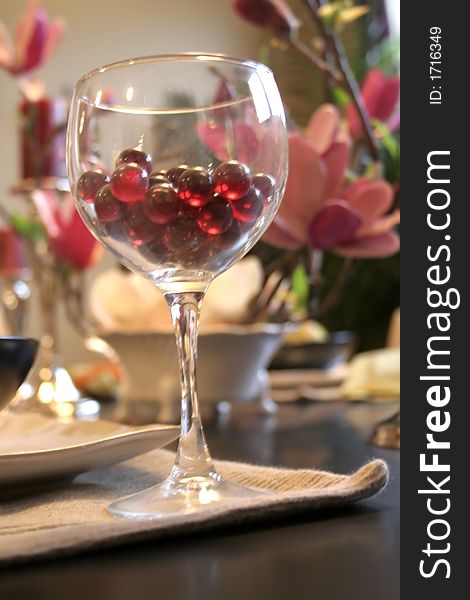 Wine glass abstract