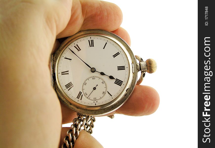 Old fashioned pocket watch for old fashioned values...Punctuality!!!