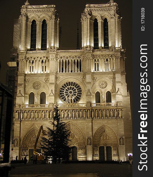 Notre Dame Front View