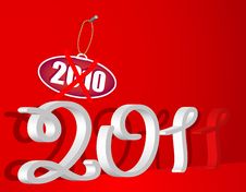 The Stylized Symbol Of Coming Two Thousand Elevent Stock Image The Stylized Symbol Of Coming Two Thousand Elevent Stock Image