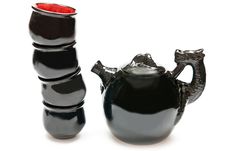 Teapot And Cups Stock Photography Teapot And Cups Stock Photography