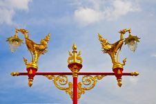Golden Thai Swan Stock Image Golden Thai Swan Stock Image