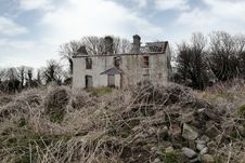 Old Abandoned Deserted Farmhouse Royalty Free Stock Photos