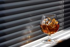 Whisky Glass Stock Photography