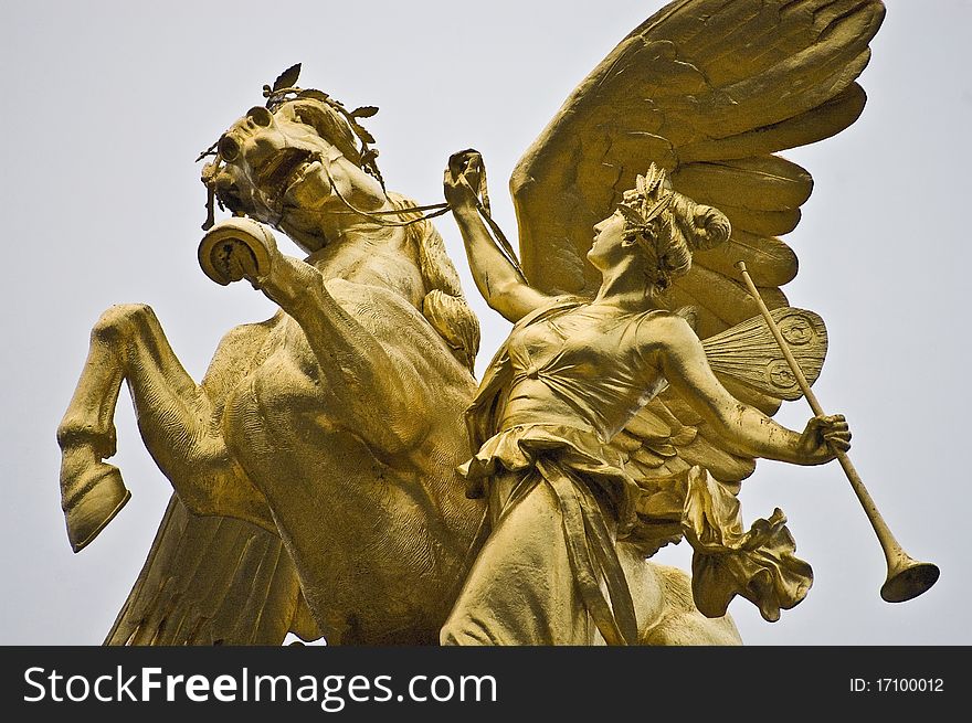 Alexander III bridge located at Paris, France. Alexander III bridge located at Paris, France