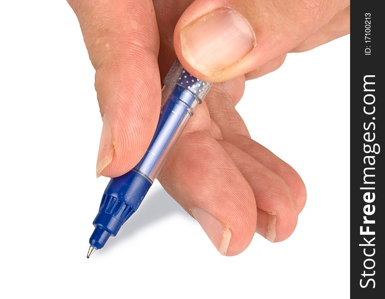 Hand With Pen