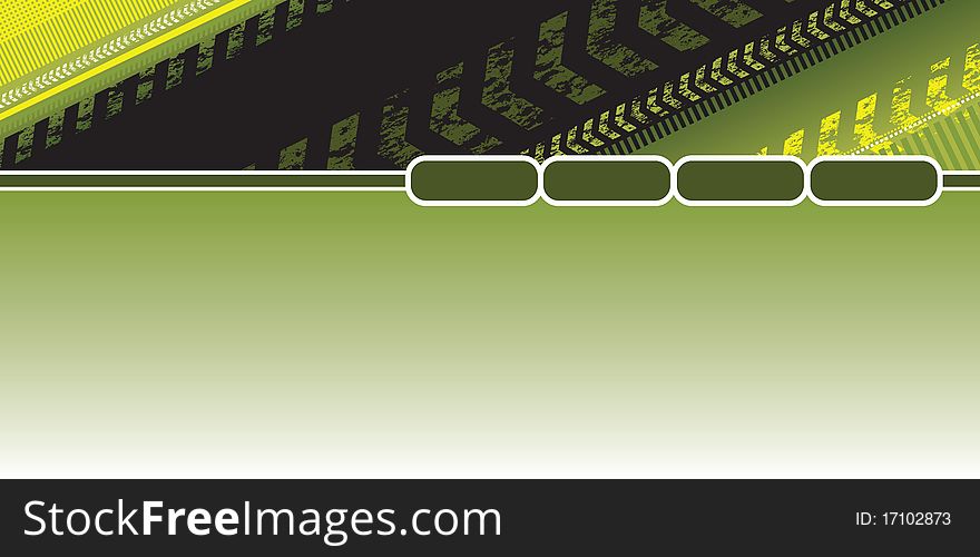 An abstract green website arrow background. An abstract green website arrow background