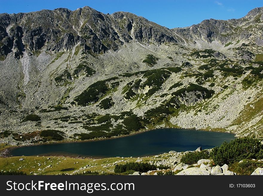 Lake In Retezat National Park, Romania