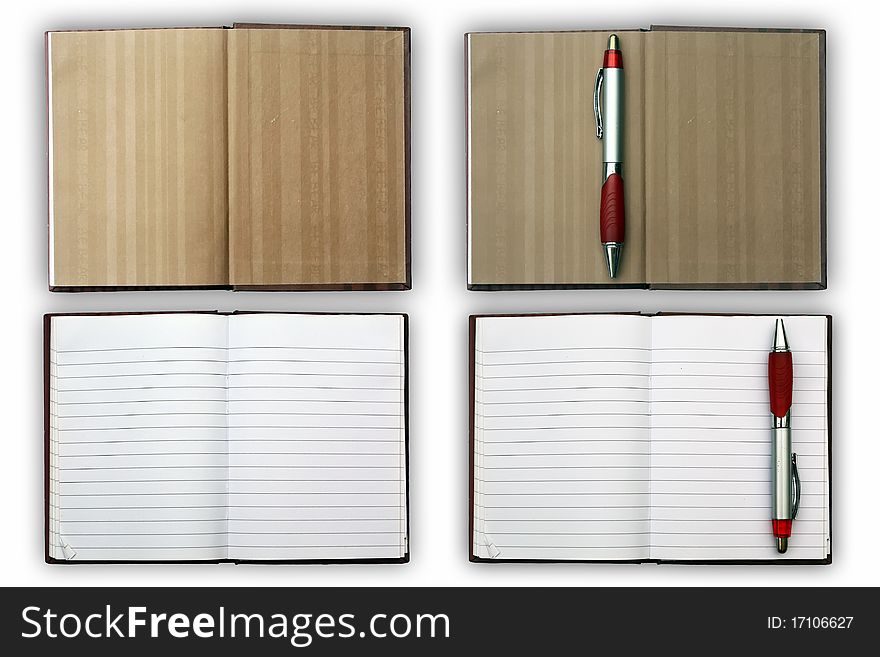 Blank NoteBook Open