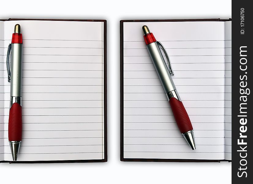 Blank NoteBook open for note