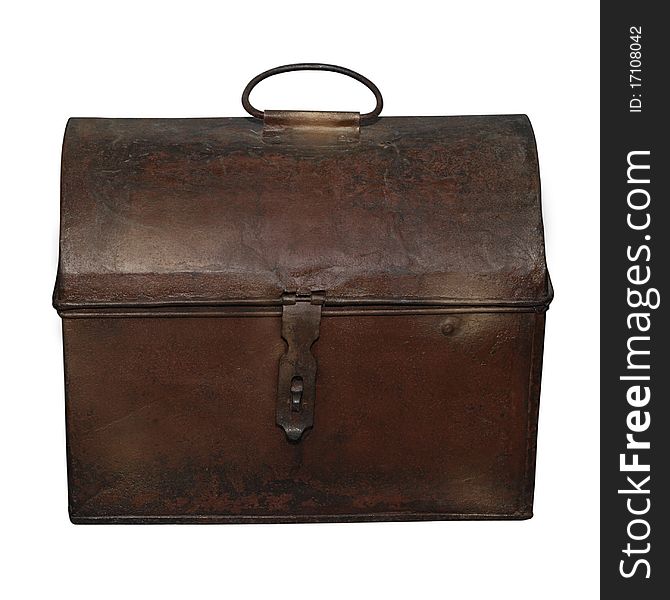 Old brown chest