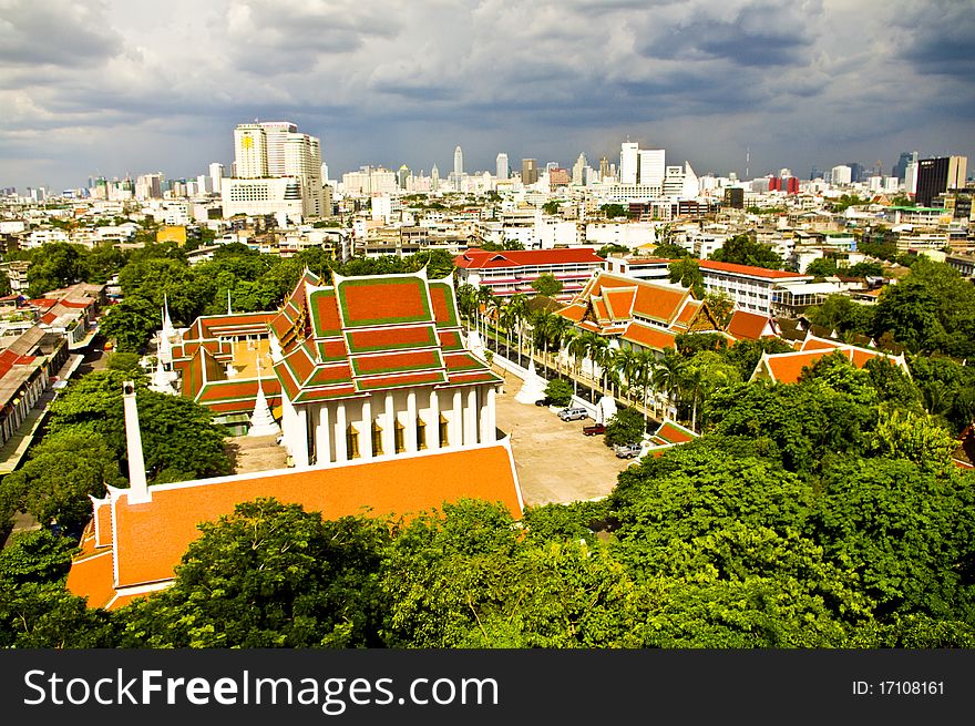 View Of Bangkok City,thailand