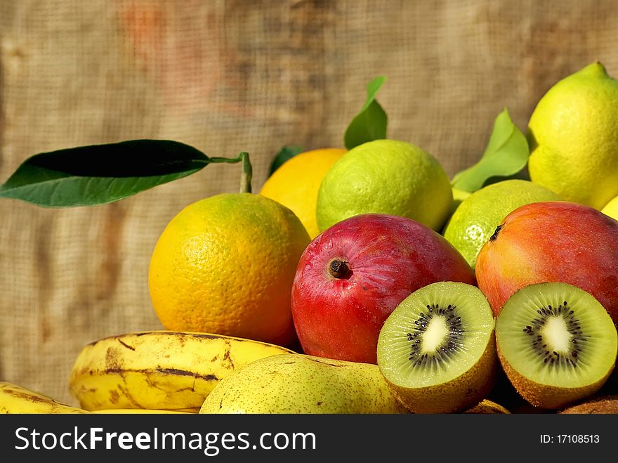 Colored Fruits .