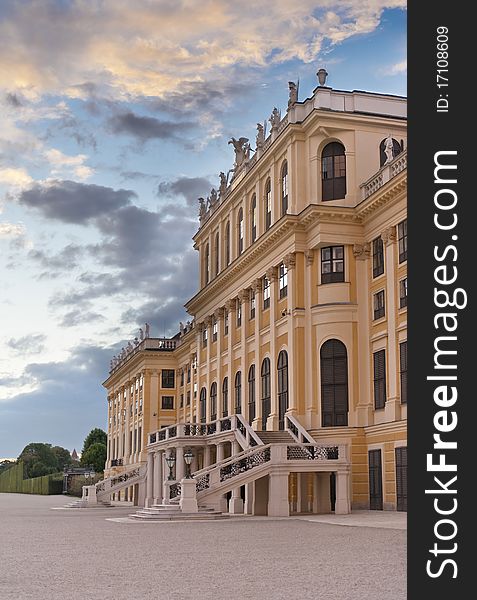Schonbrunn Palace main entrance,  Vienna, Austria