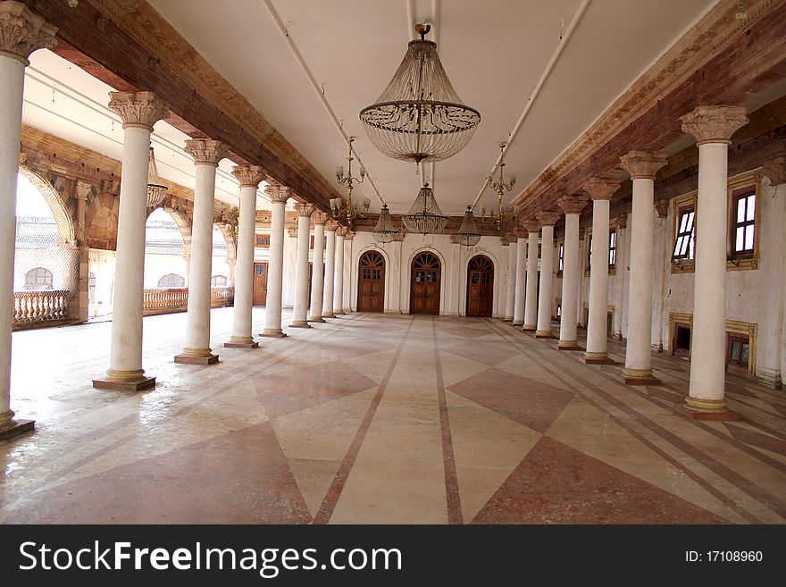 Holkar's palace called Rajwada at Indore, Madhya Pradesh, India. Holkar's palace called Rajwada at Indore, Madhya Pradesh, India