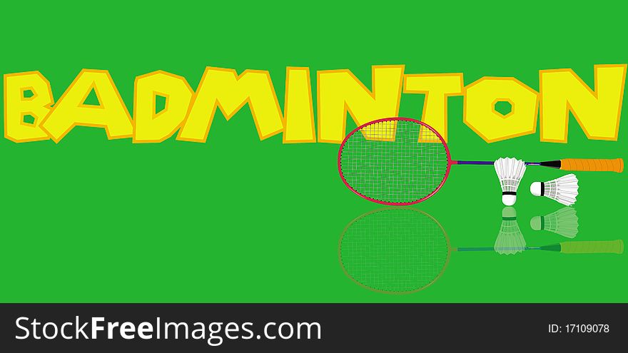 Badminton concept