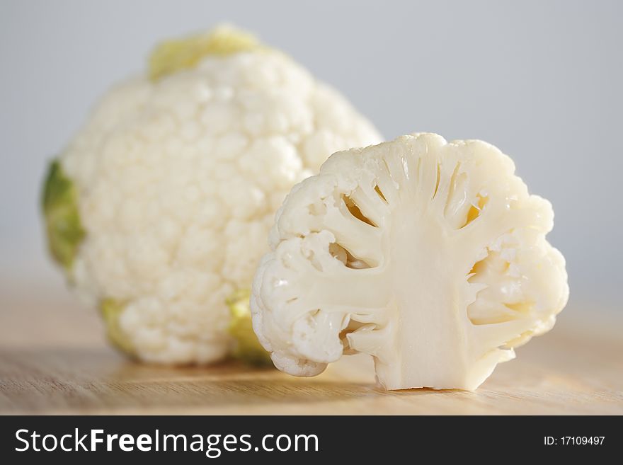 Fresh clean organic cauliflower head. Fresh clean organic cauliflower head