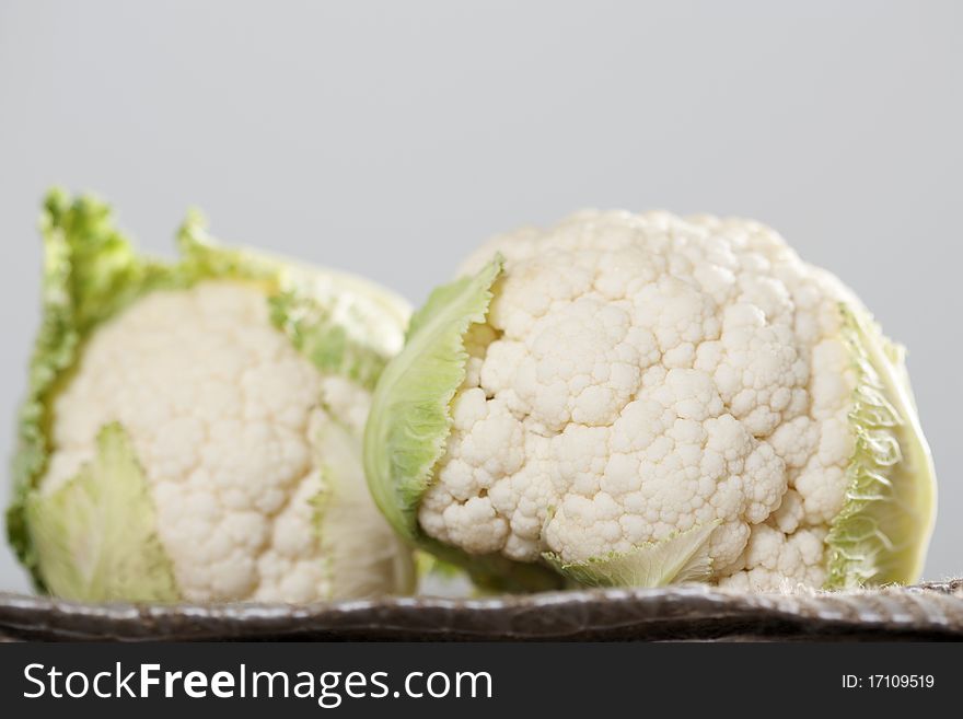 Fresh clean organic cauliflower head. Fresh clean organic cauliflower head