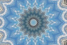 Snowflake Blue Star Kaleidoscope Pattern Royalty Free Stock Images Snowflake Blue Star Kaleidoscope Pattern Royalty Free Stock Images
