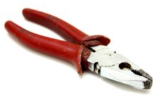 Flat-nose Pliers Royalty Free Stock Image Flat-nose Pliers Royalty Free Stock Image