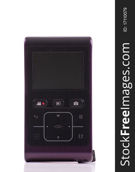 Controls of a Mini Digital Video HD Recorder. Controls of a Mini Digital Video HD Recorder